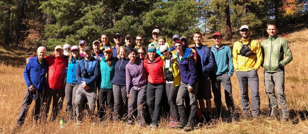 EMRU team members during training